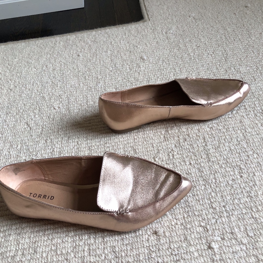 Torrid rose gold flats